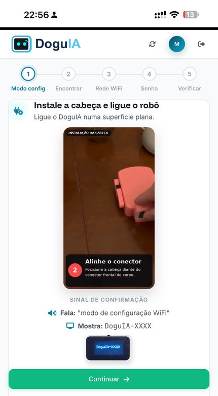 O primeiro passo da conexão
