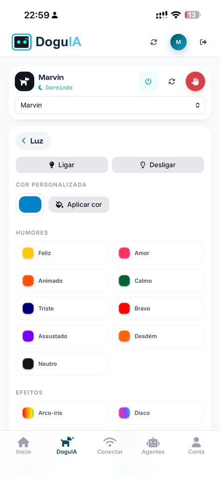 Humores, efeitos e cor livre